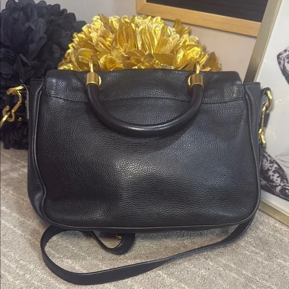 Black Leather Handbag - Picture 5 of 14